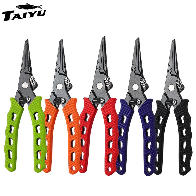 Baitcasting Reel - คีมตกปลา TAIYU 5 สี ทำจากสแตนเลส ใช้ตัดสาย
