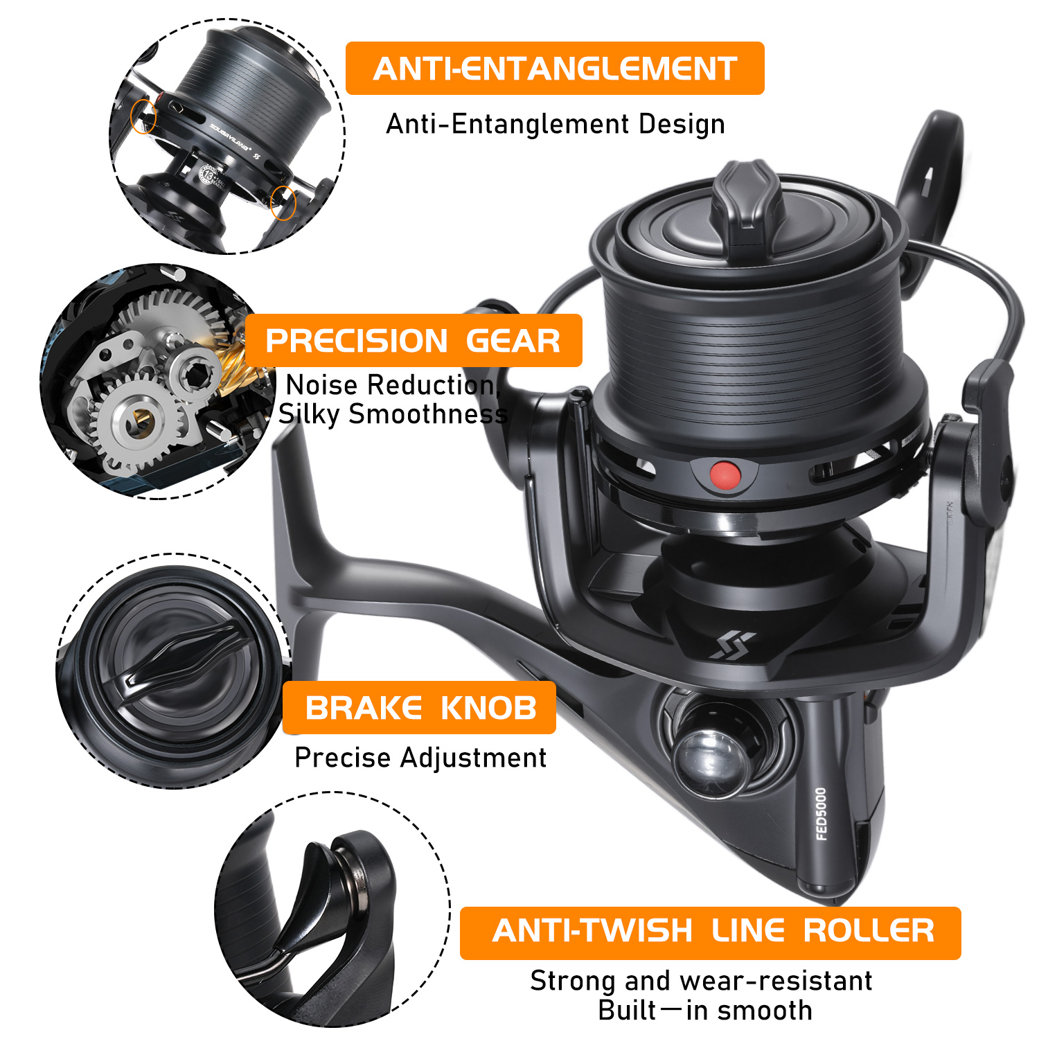 รอกตกปลา Sougayilang รุ่นมืออา - Surf Reel บทวิจารณ์และราคา